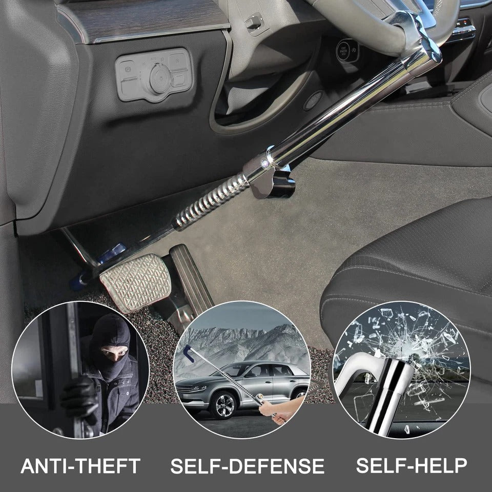 Double Hook Clutch Brake Lock Steering Wheel Locks for Cars